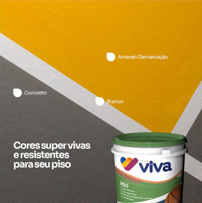 Cores super vivas e resistentes para seu piso